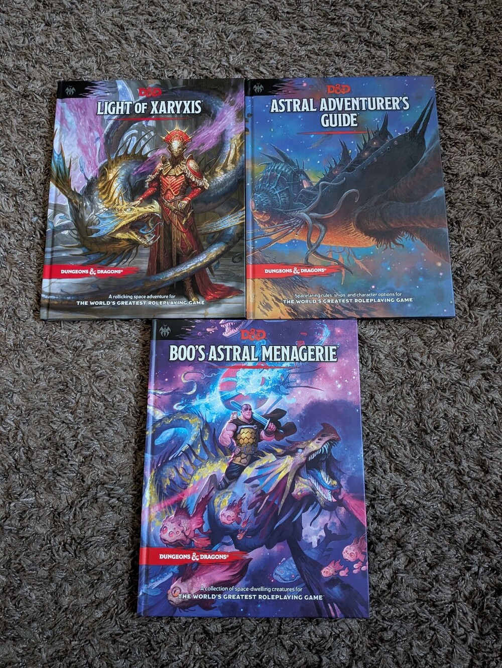 Dungeons & Dragons Spelljammer Adventures In Space 3 Book Set D&D